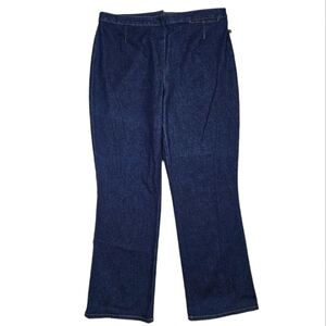Isaac Mizrahi For Target Bootcut Hi-Rise Blue Cotton Trouser Jeans Size 16